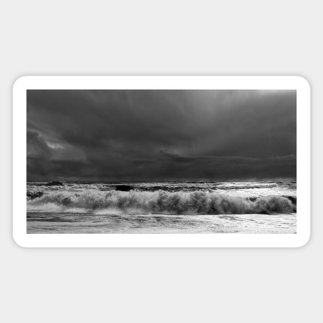 Hokitika Beach 2 Sticker by charlesk